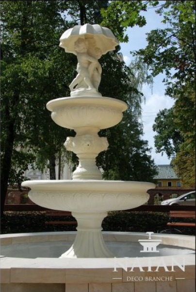 Zierbrunnen Springbrunnen Skulptur Brunnen Dekoration Garten Fontaine NEPTUN zP